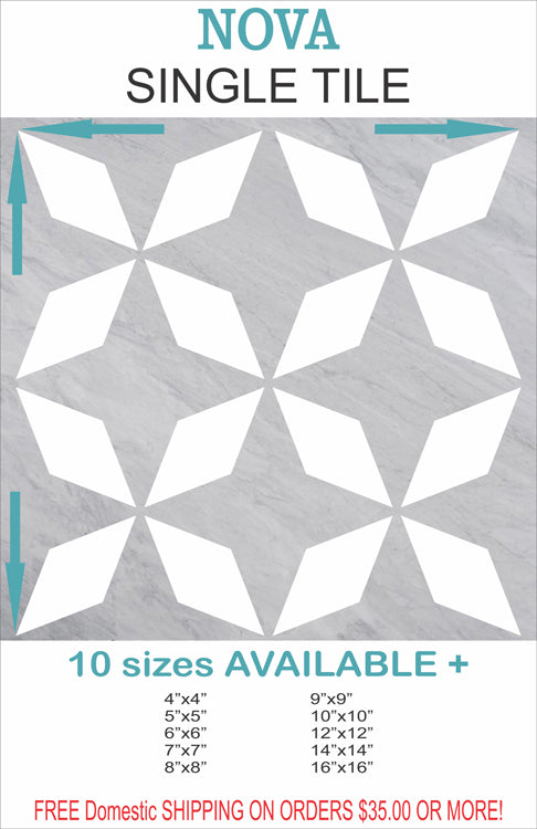 NOVA Tile Stencil - Superior Stencils