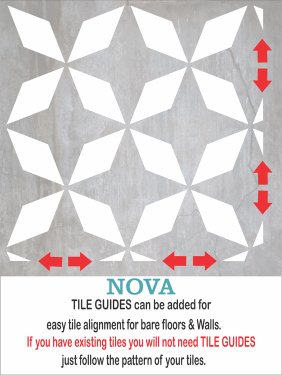 NOVA Tile Stencil - Superior Stencils