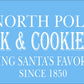 NORTH POLE MILK & COOKIE CO. Stencil - Christmas Stencil - Superior Stencils