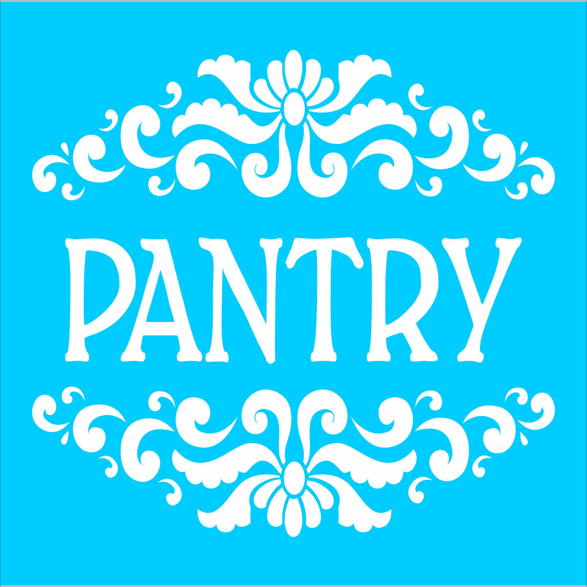 Pantry Stencil Kitchen Stencil or Laundry Stencil - Superior Stencils