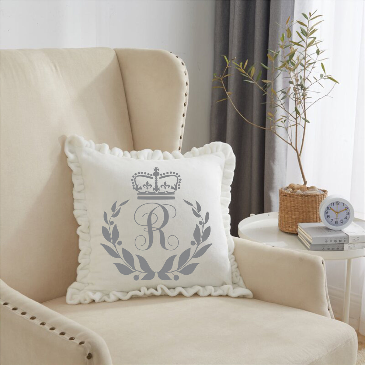 Custom French Monogram - Create Pillow and Signs for your Home - Superior Stencils
