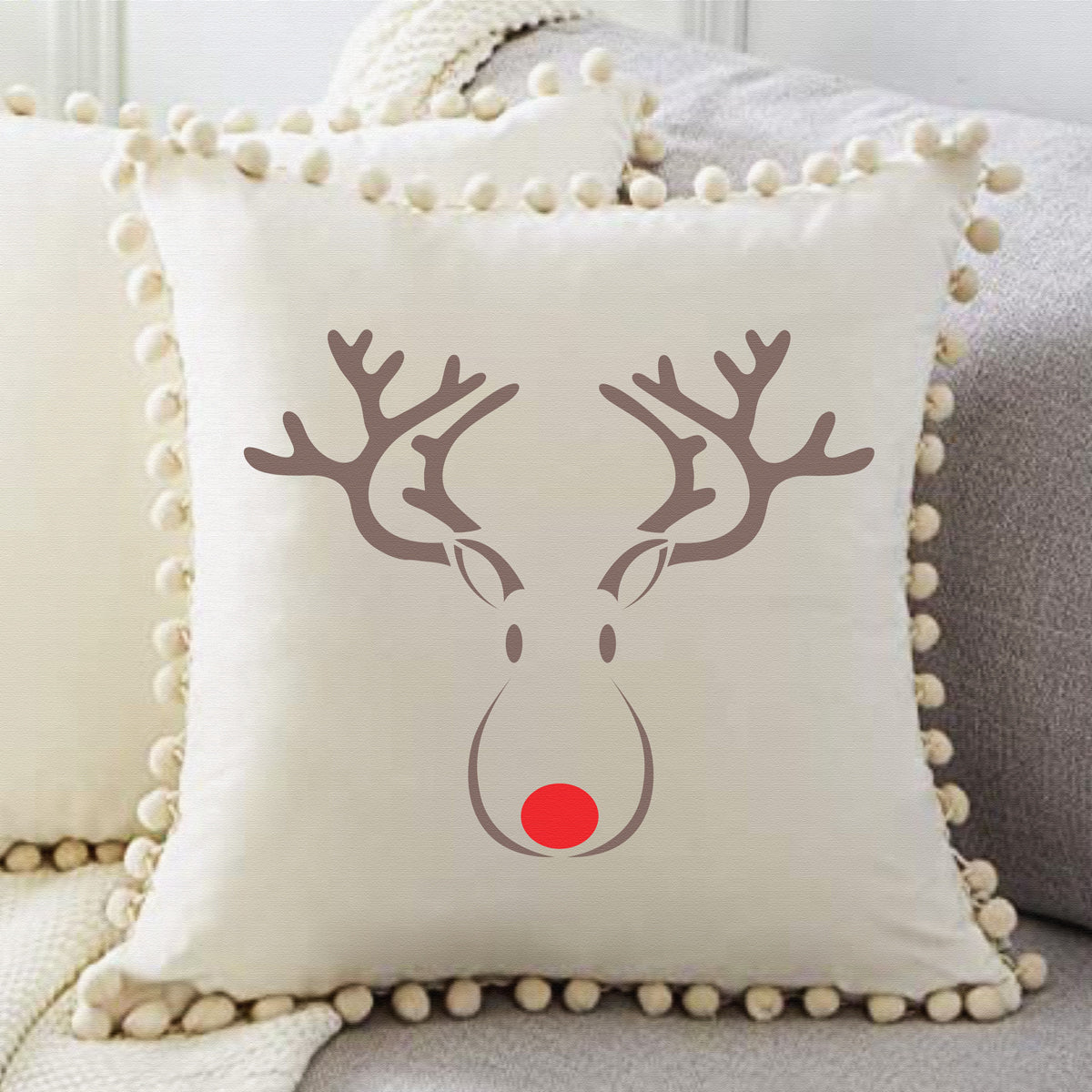 Rudolph the Red Nose Reindeer Stencil - Superior Stencils