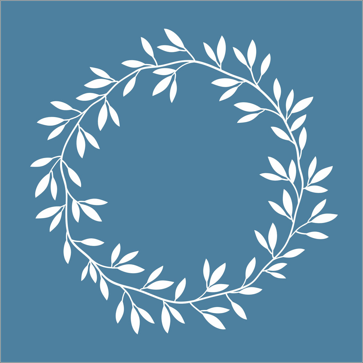 Wreath Stencil - Design 02 - Superior Stencils