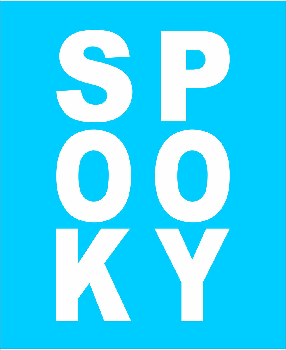 SPOOKY Stencil Halloween Stencil - Superior Stencils