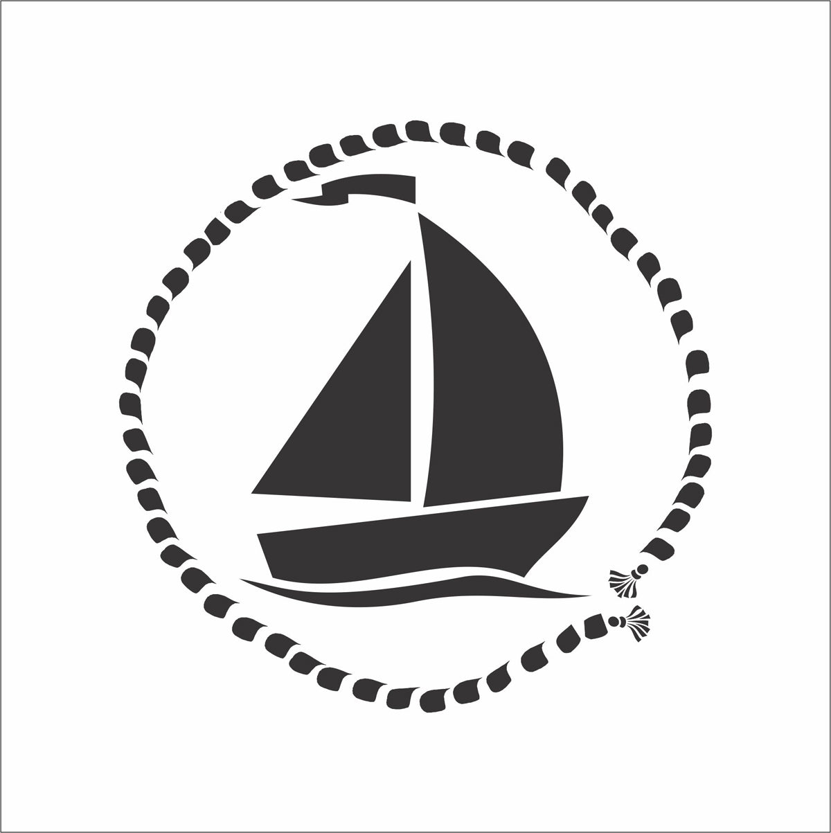 Sailboat Sail Boat Stencil - Superior Stencils
