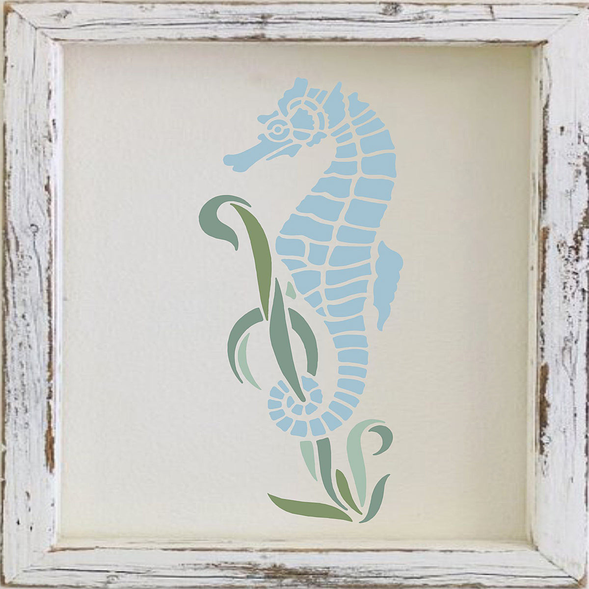 Seahorse Stencil - Superior Stencils