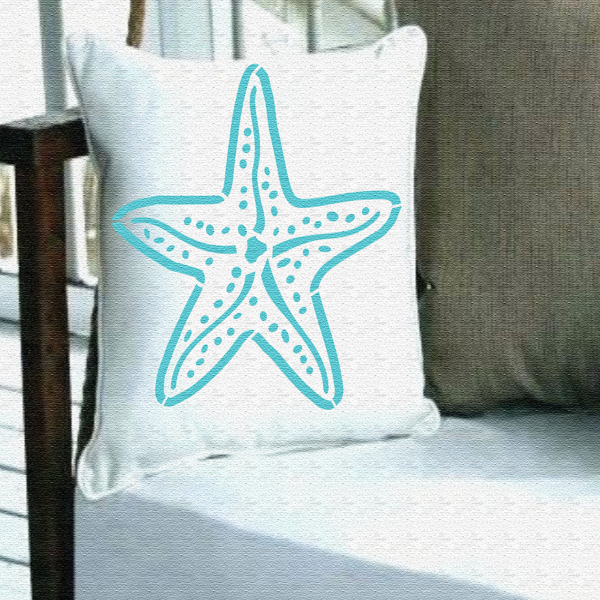 Starfish Stencil - Superior Stencils