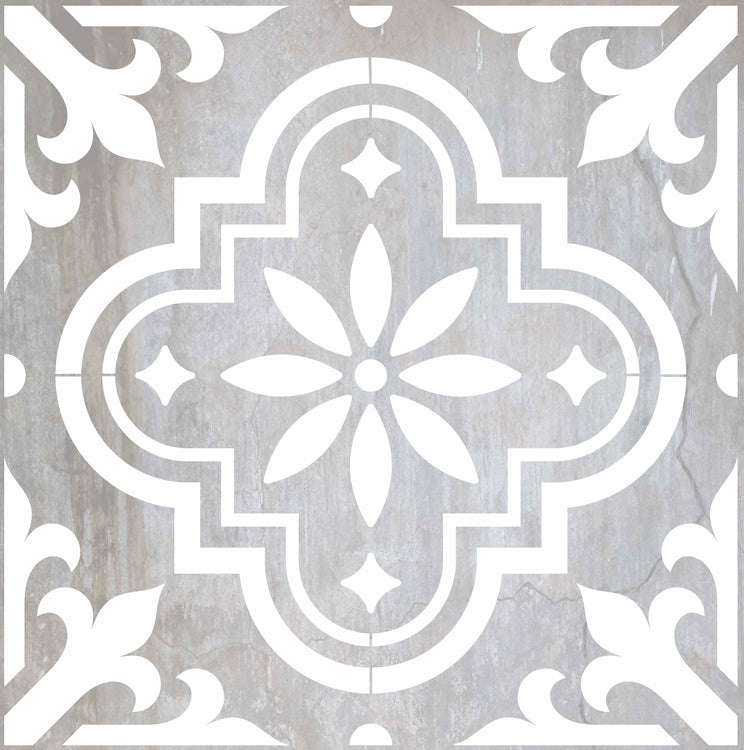 Secret Garden Tile Stencil - Superior Stencils