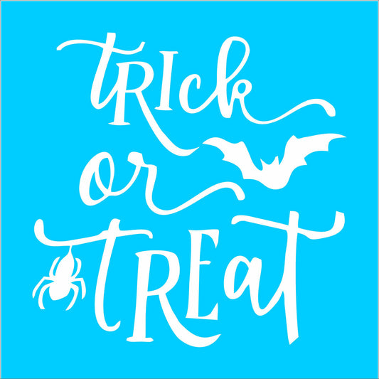 Trick or Treat Halloween Stencil - Superior Stencils