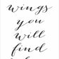 Under his wings Psalm 91:4 Stencil - Superior Stencils