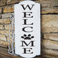 Welcome Stencil with Dog Paw Print - Superior Stencils