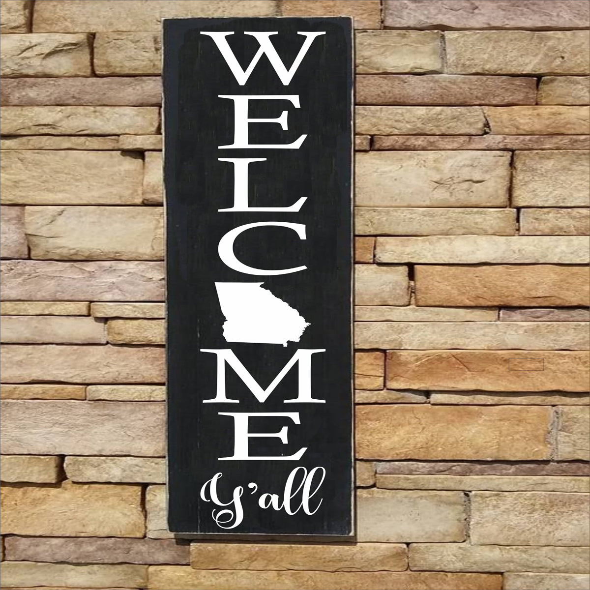 Custom WELCOME Y'all Stencil - Superior Stencils