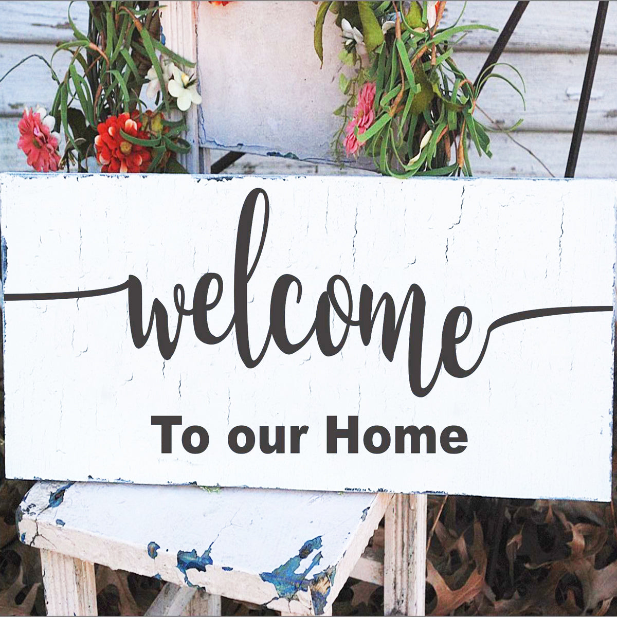 Welcome To our Home Stencil or Welcome to our Porch Stencil - Superior Stencils