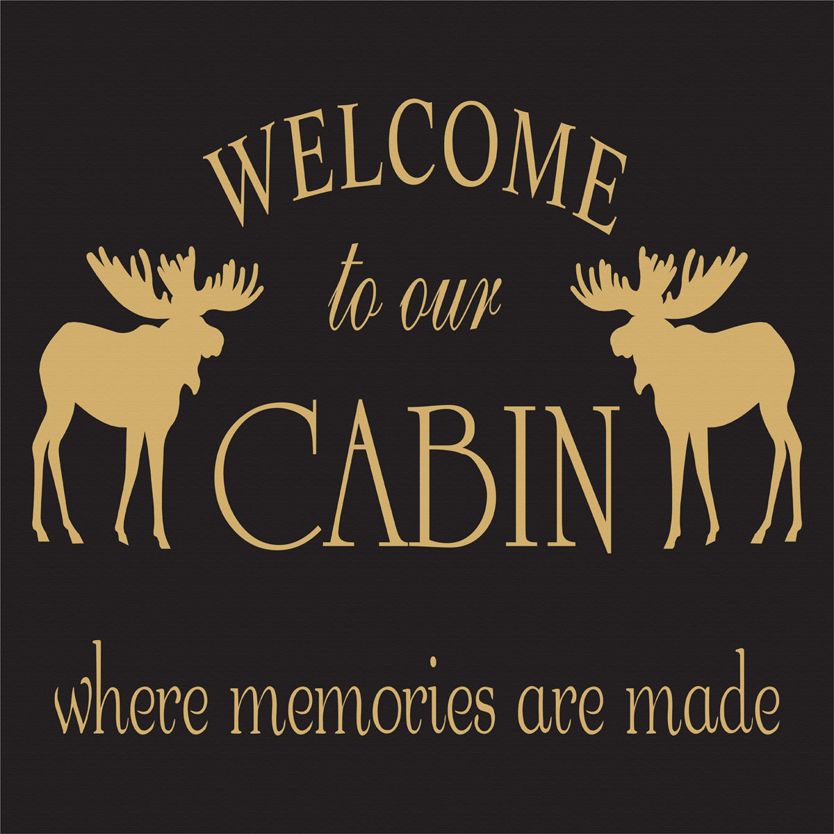 Welcome to our CABIN Custom Stencil - Superior Stencils