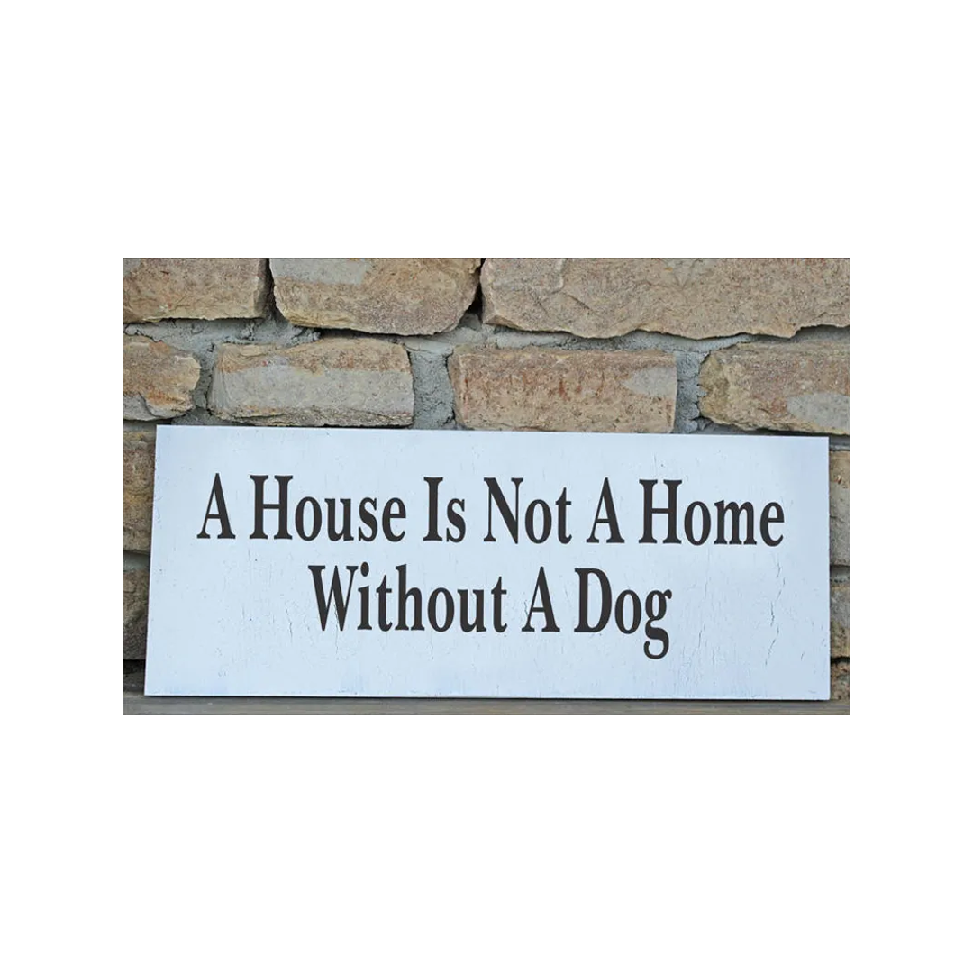 A House is not a Home without a Dog Stencil - Superior Stencils
