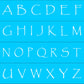 Alphabet Stencil - 034Parch - UPPER CASE - Superior Stencils