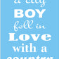 Country Boy City Girl Stencil
