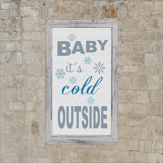 Baby it's cold outside Stencil 4 - Superior Stencils
