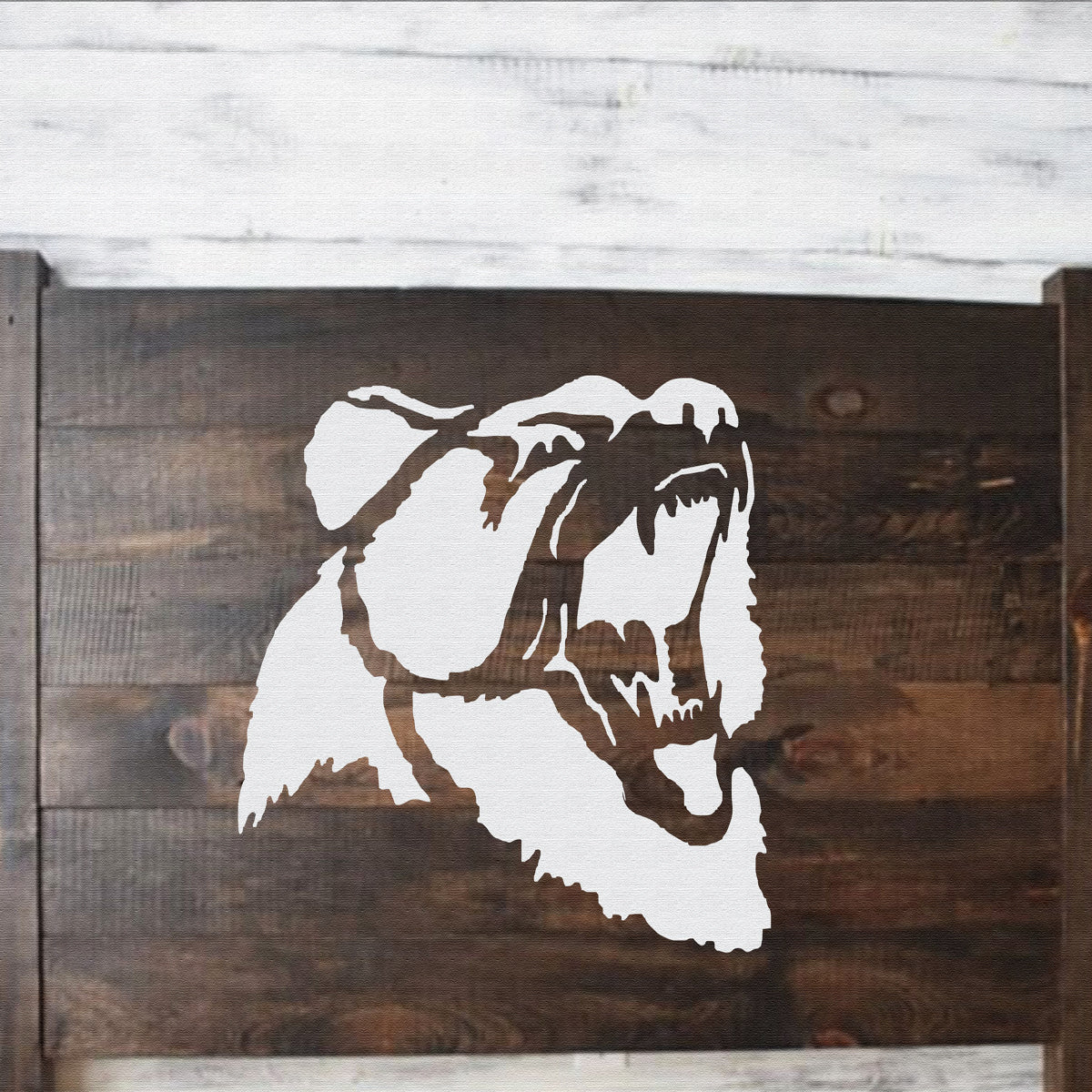 Grizzly Bear Stencil - Superior Stencils