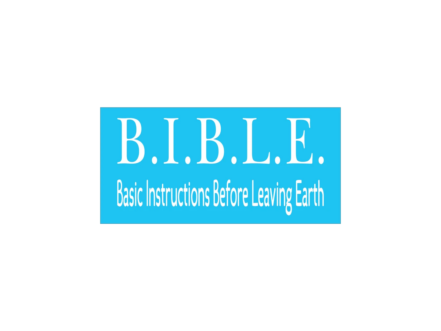 Bible Basic Instructions Stencil - Superior Stencils