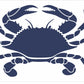 Blue Crab Stencil - Superior Stencils