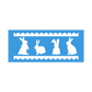 Bunny Rabbit Border Stencil - Superior Stencils