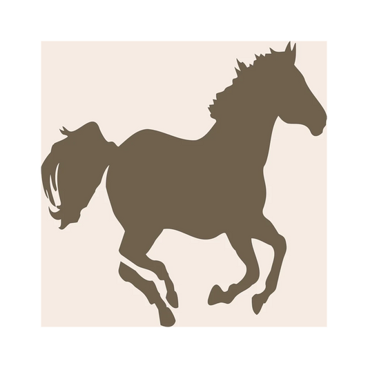 Galloping Horse Stencil - Superior Stencils