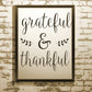 grateful & thankful stencil - Superior Stencils