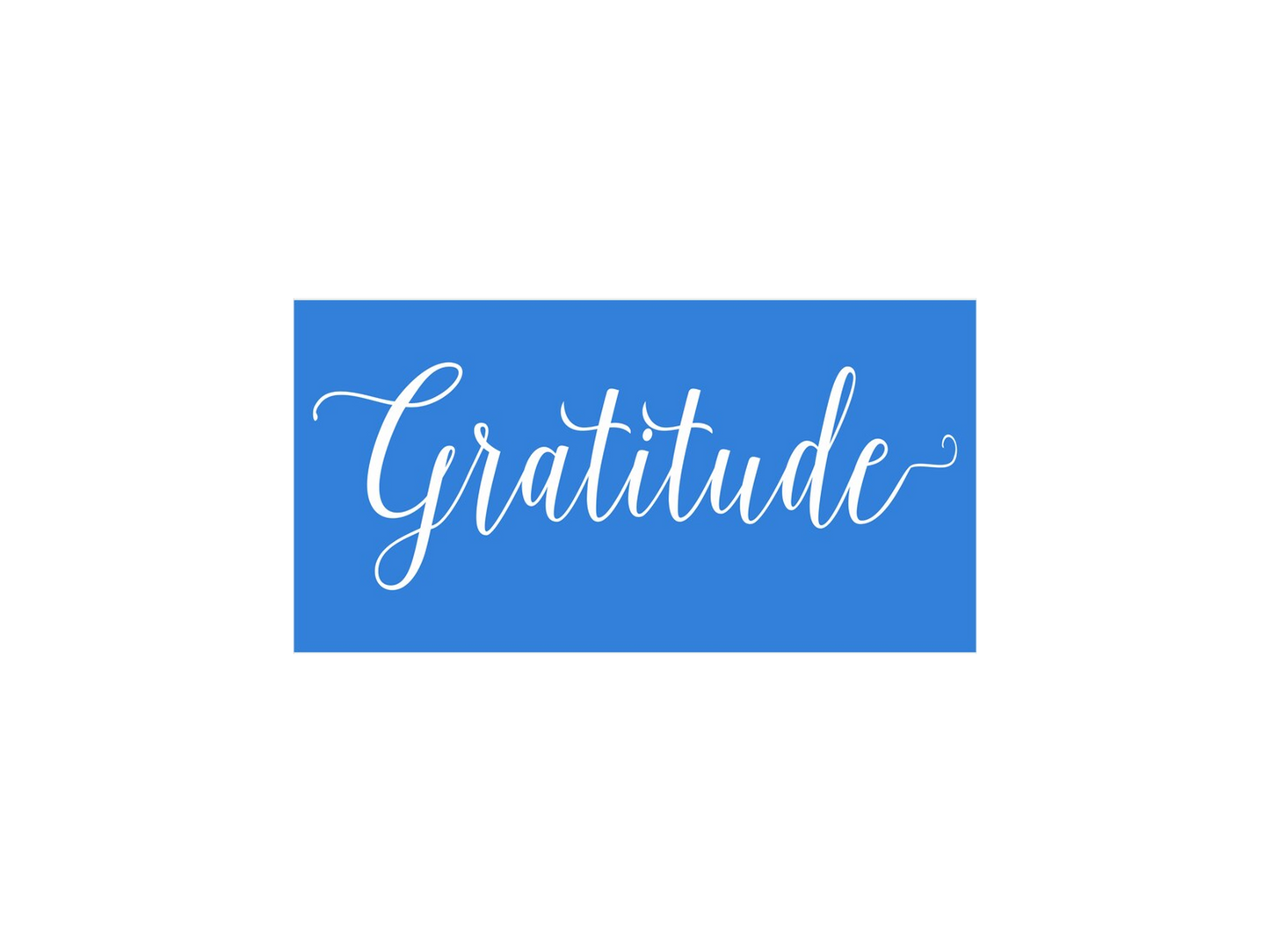 Gratitude Stencil - Superior Stencils