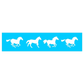 Horse Border Stencil - Superior Stencils
