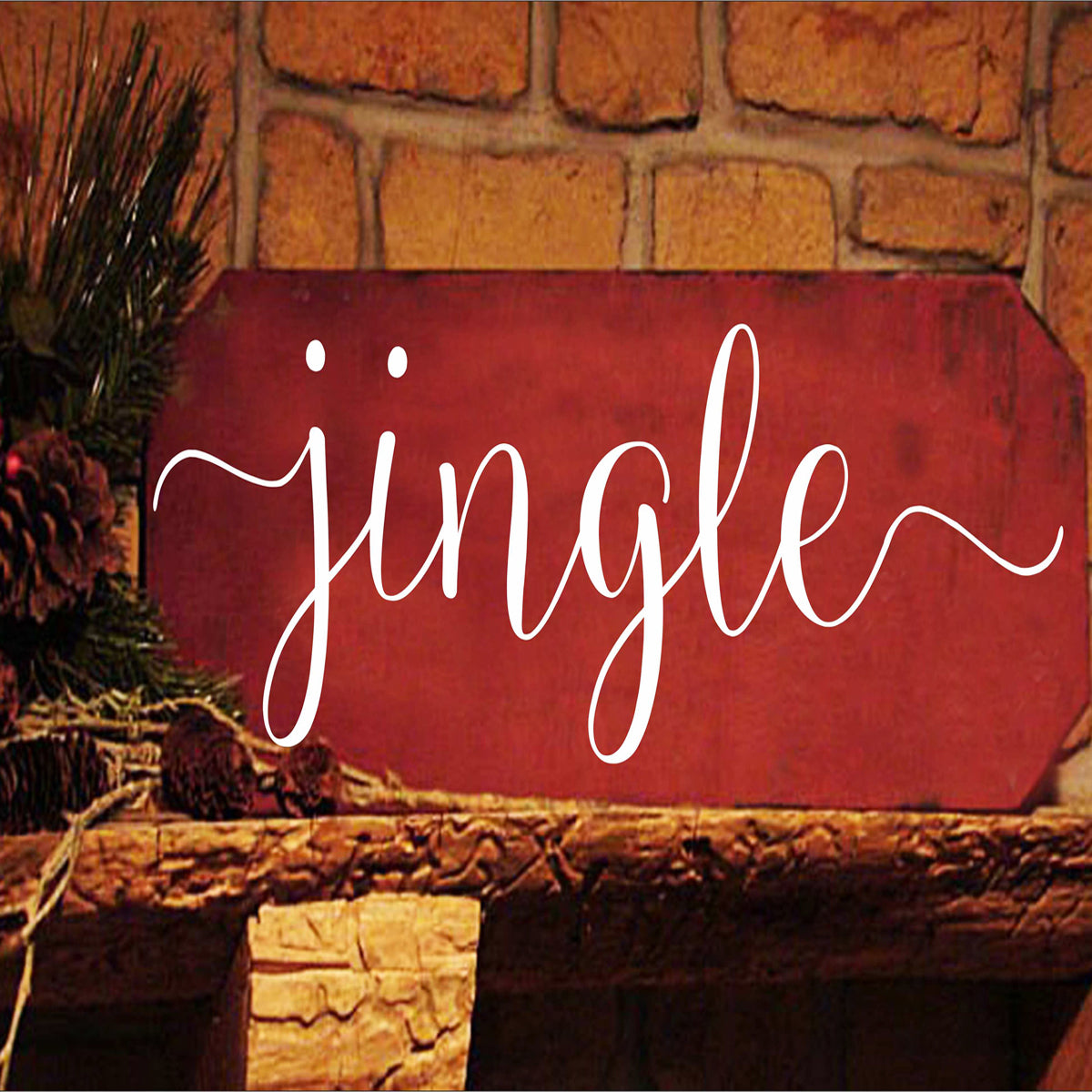 jingle Stencil 01 - Christmas Stencil - Superior Stencils