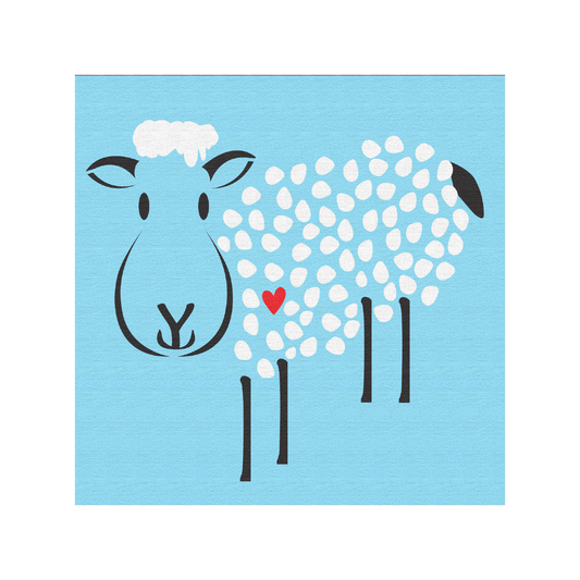Lamb Stencil - Luv Ewe Lamb Stencil - Superior Stencils