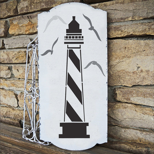 Lighthouse Stencil 02 - Superior Stencils