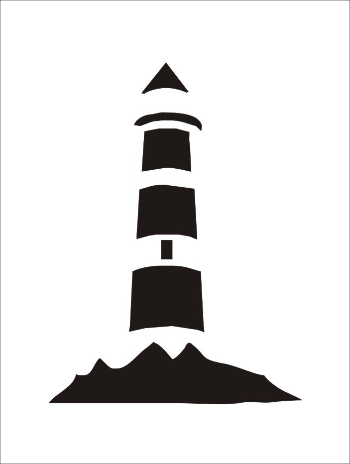 Lighthouse Stencil - 01 - Superior Stencils