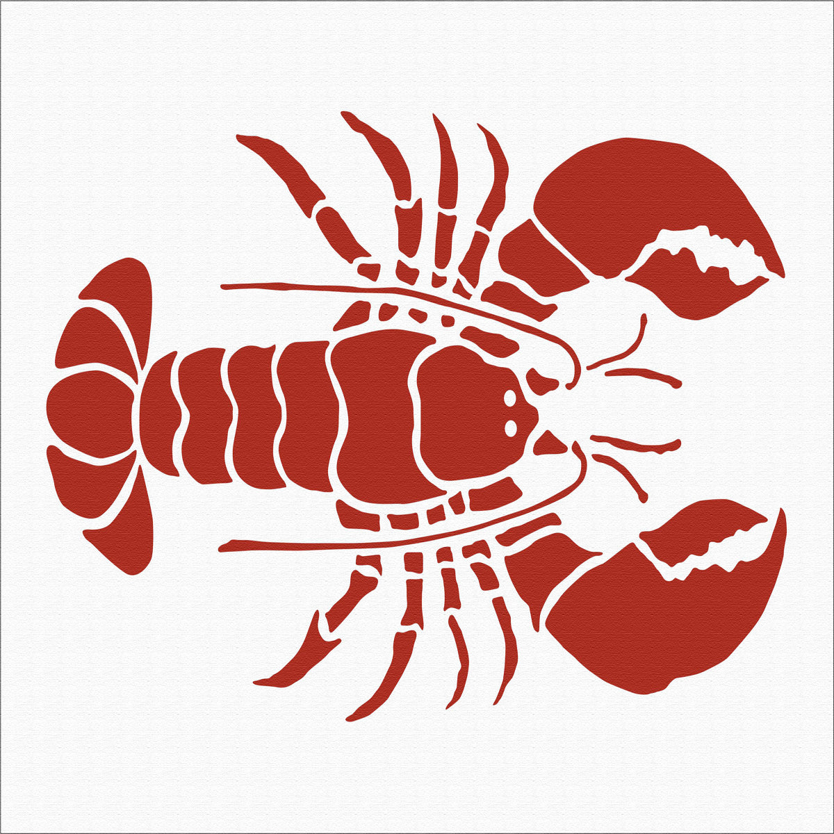 Lobster Stencil - Superior Stencils