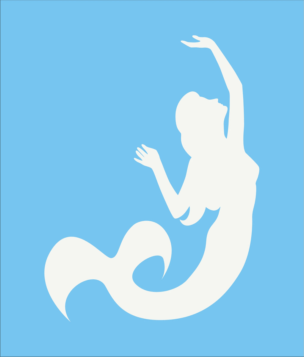 Mermaid Stencil - Superior Stencils
