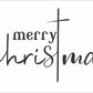 merry Christmas Stencil