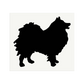 Pomeranian Dog Stencil - Large, 12.5" x 12.5" - Superior Stencils