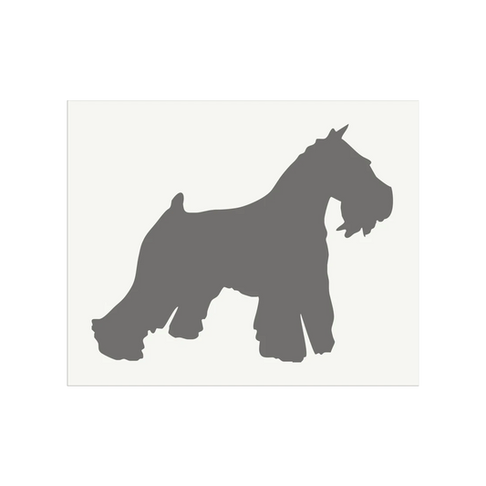 Schnauzer Dog Stencil - Superior Stencils