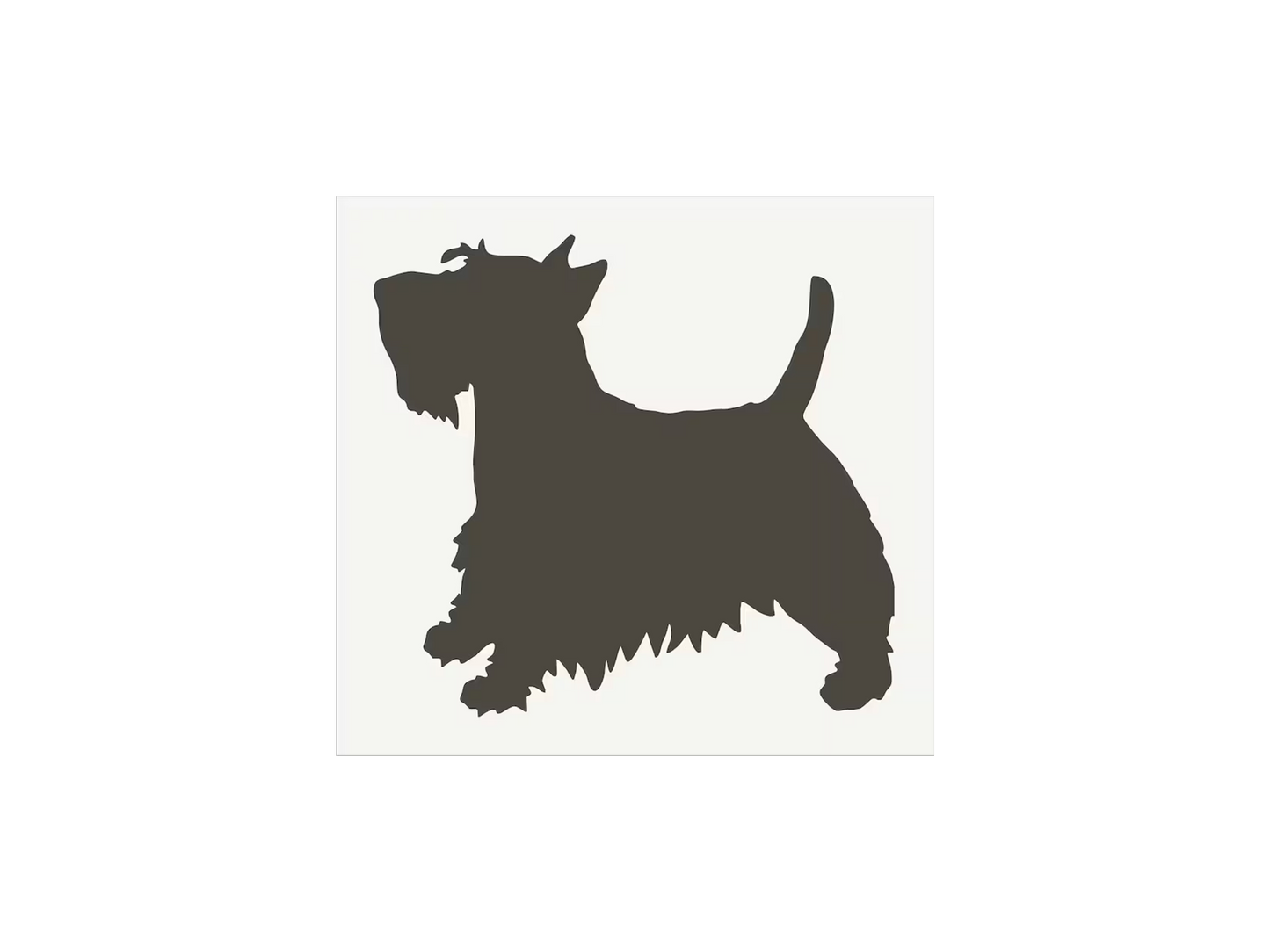 Scottish Terrier Dog Stencil - Superior Stencils