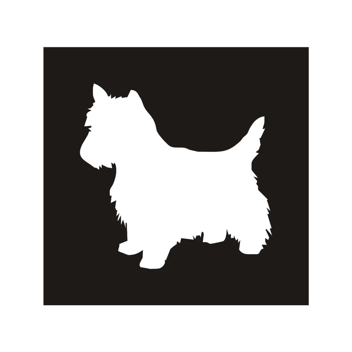 West Highland Terrier Stencil - Dog Stencil - Superior Stencils