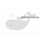 Whale Mommy & Baby Stencil - Superior Stencils